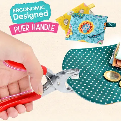Shophably® Snap Button Tool Kit With 20 Tich Button