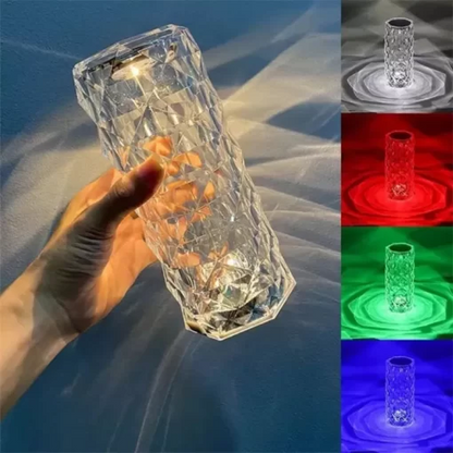Shophably® Crystal Lamp Diamond Light Projector 16 Colors Touch & Remote Control